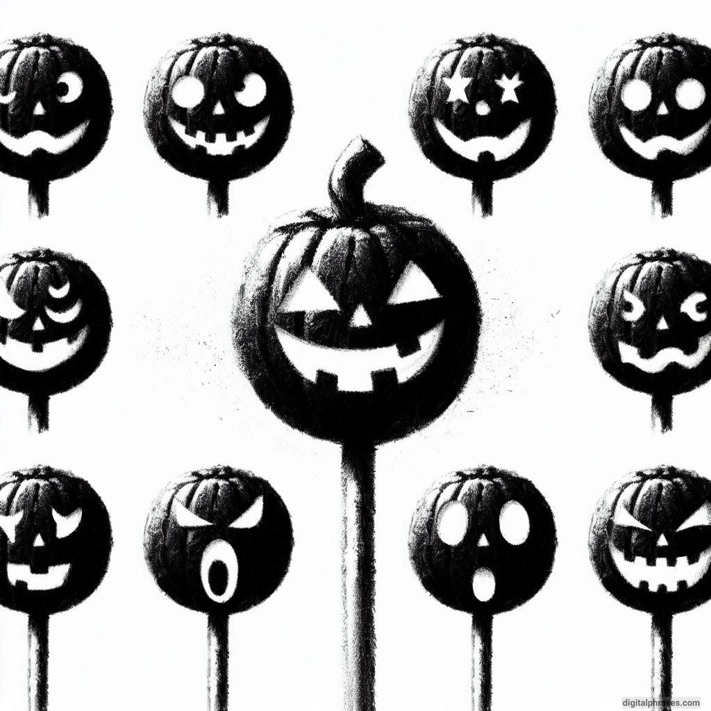 60 Halloween Themed Candy Drawing Ideas