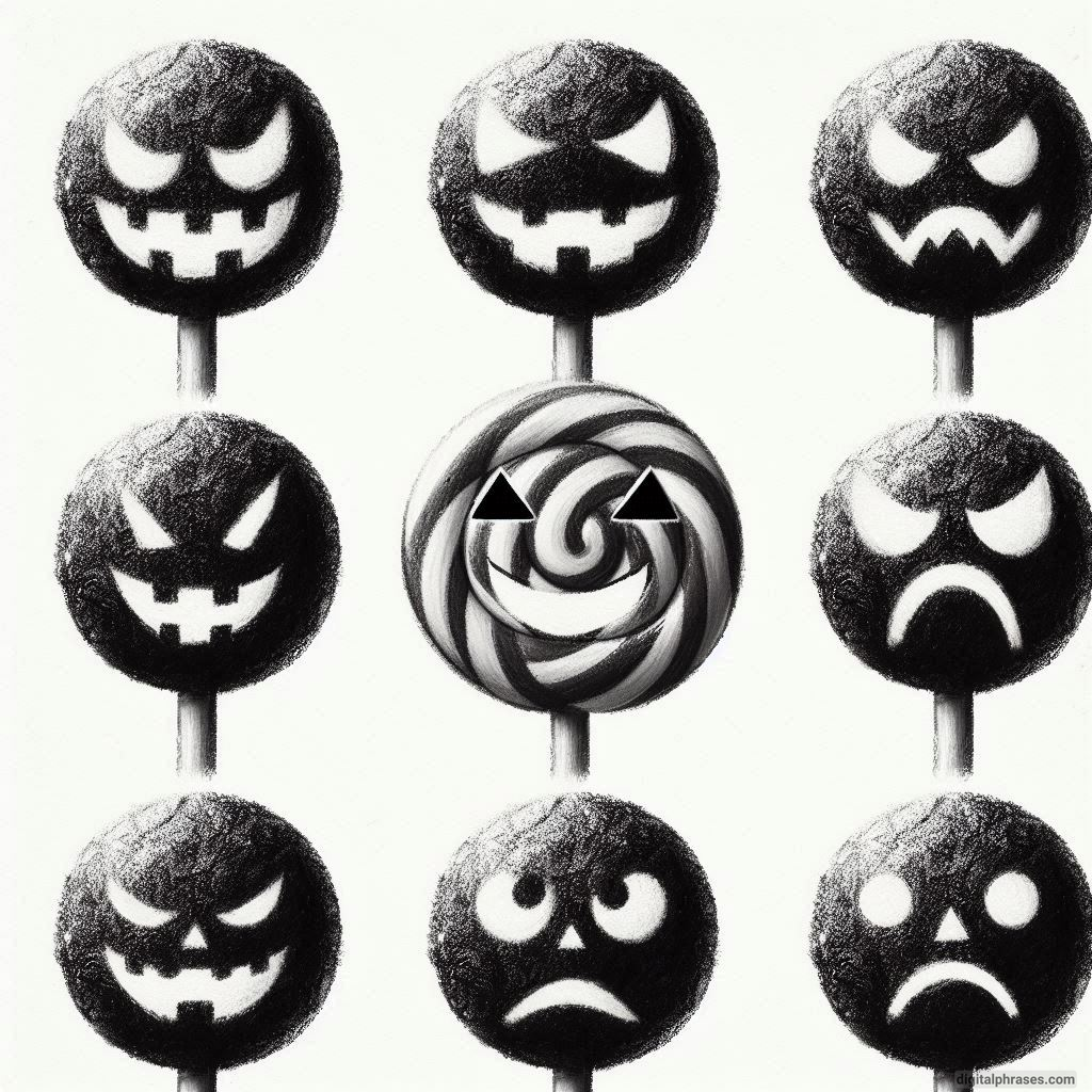 60 Halloween Themed Candy Drawing Ideas