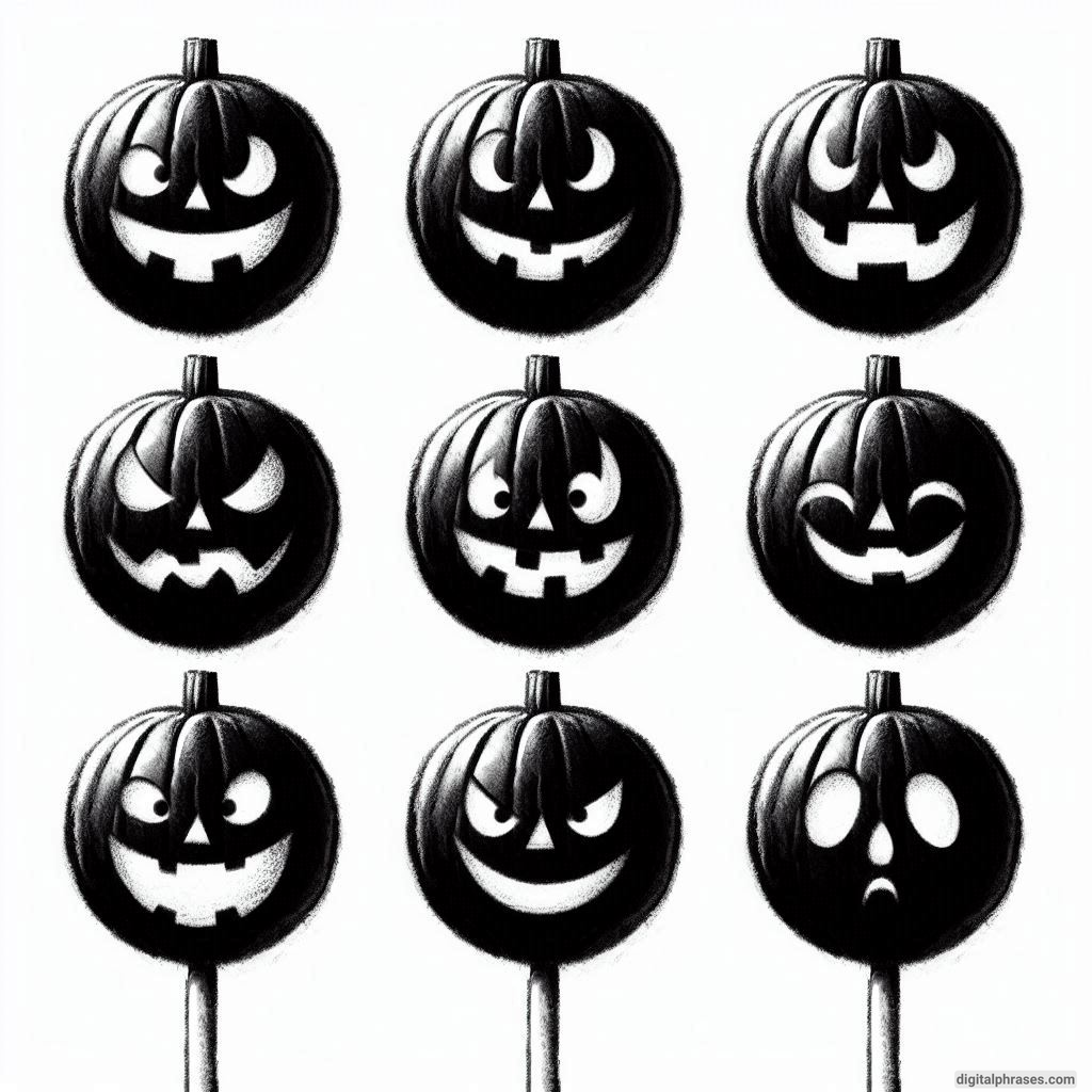 60 Halloween Themed Candy Drawing Ideas