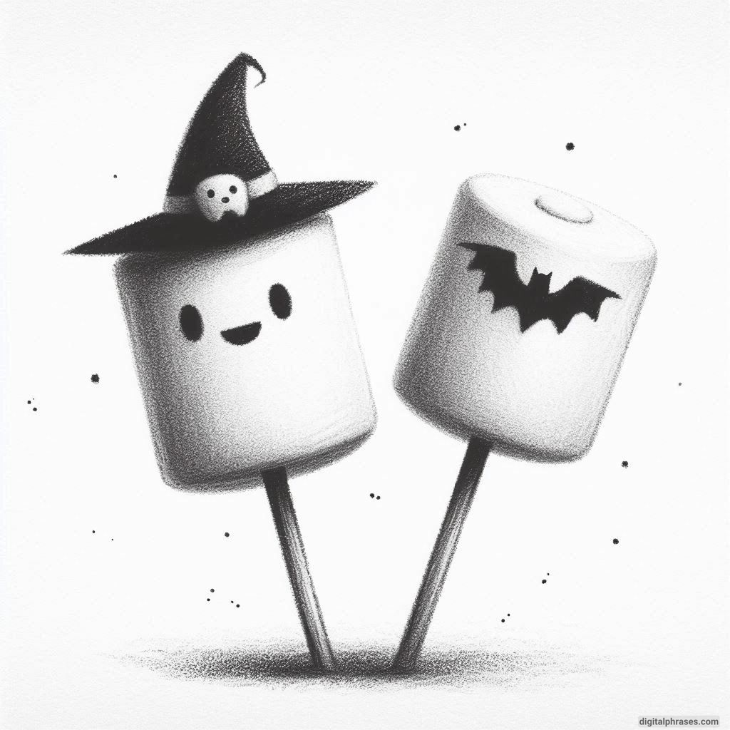 60 Halloween Themed Candy Drawing Ideas