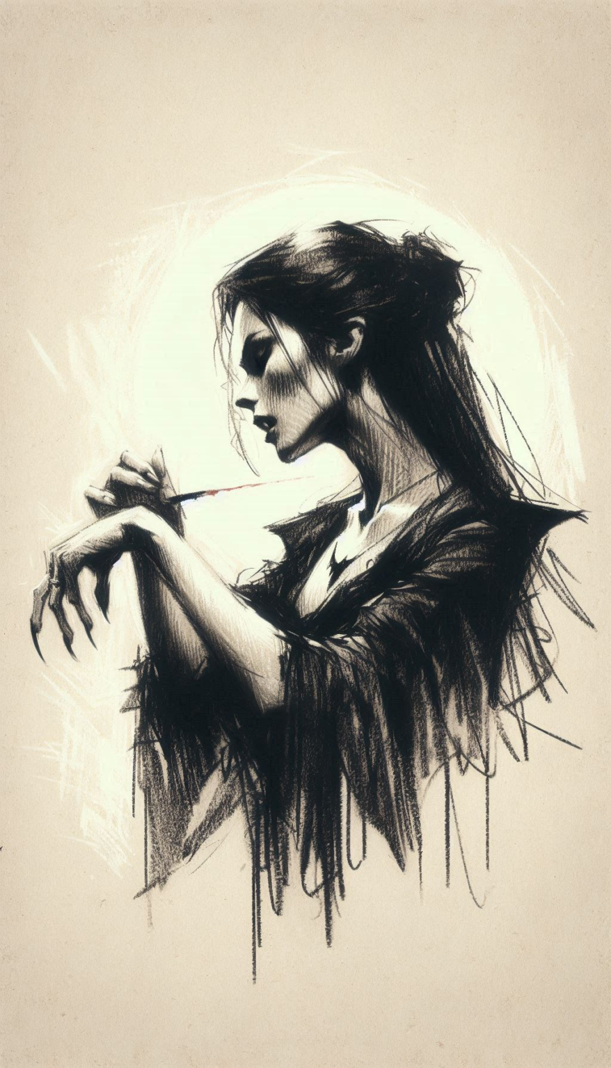Vampire Robe Drawing 65 Female Vampire Drawing Ideas
