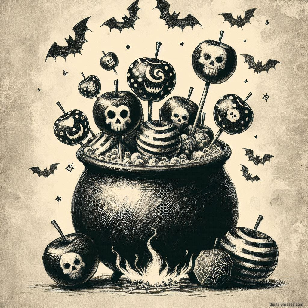 60 Halloween Themed Candy Drawing Ideas