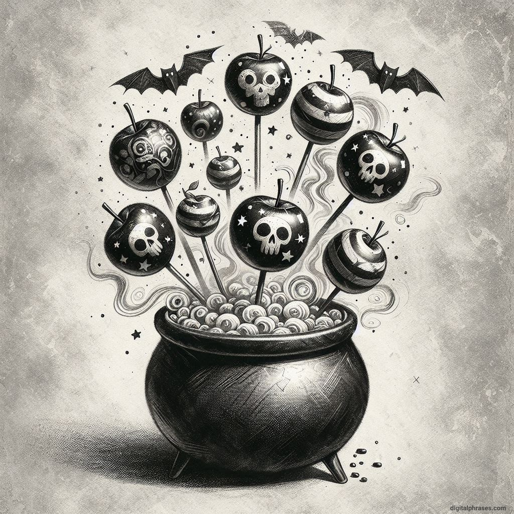 60 Halloween Themed Candy Drawing Ideas