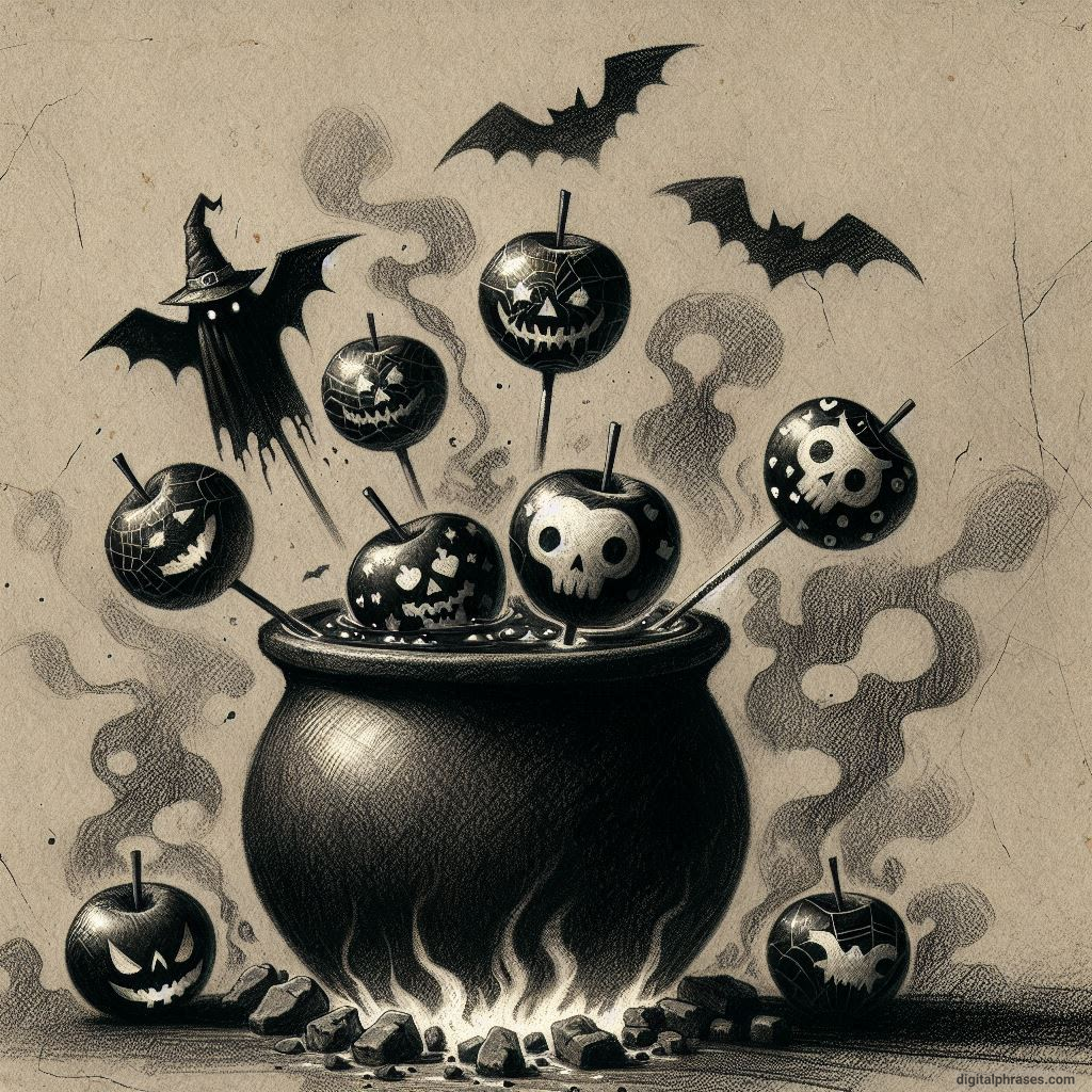 60 Halloween Themed Candy Drawing Ideas