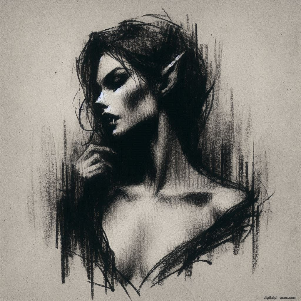 65 Female Vampire Drawing Ideas