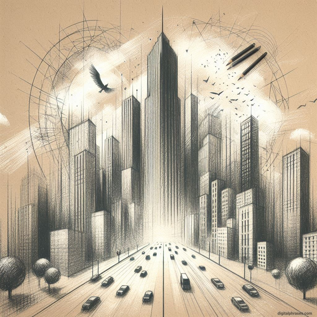 80 One-Point Perspective Drawing Ideas of Cities 80 One-Point Perspective Drawing Ideas of Cities