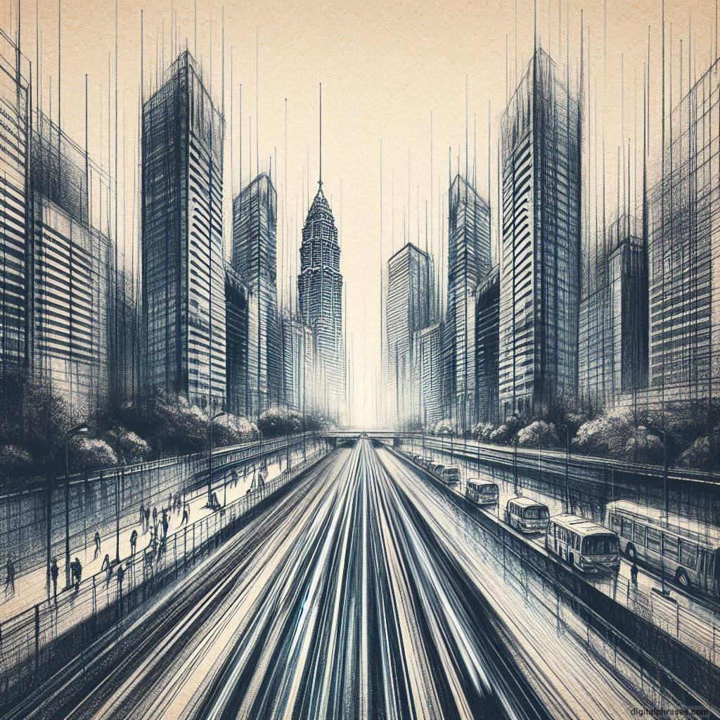 80 One-Point Perspective Drawing Ideas of Cities 80 One-Point Perspective Drawing Ideas of Cities