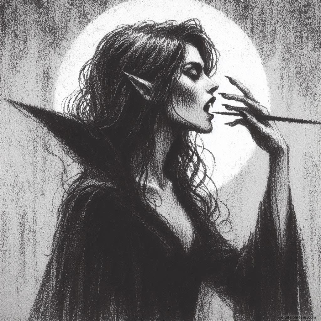 65 Female Vampire Drawing Ideas