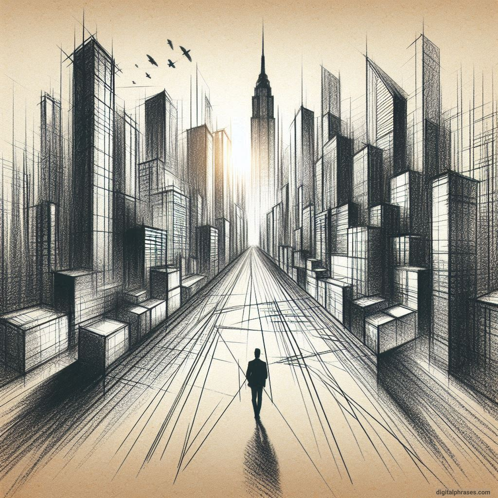 80 One-Point Perspective Drawing Ideas of Cities 80 One-Point Perspective Drawing Ideas of Cities
