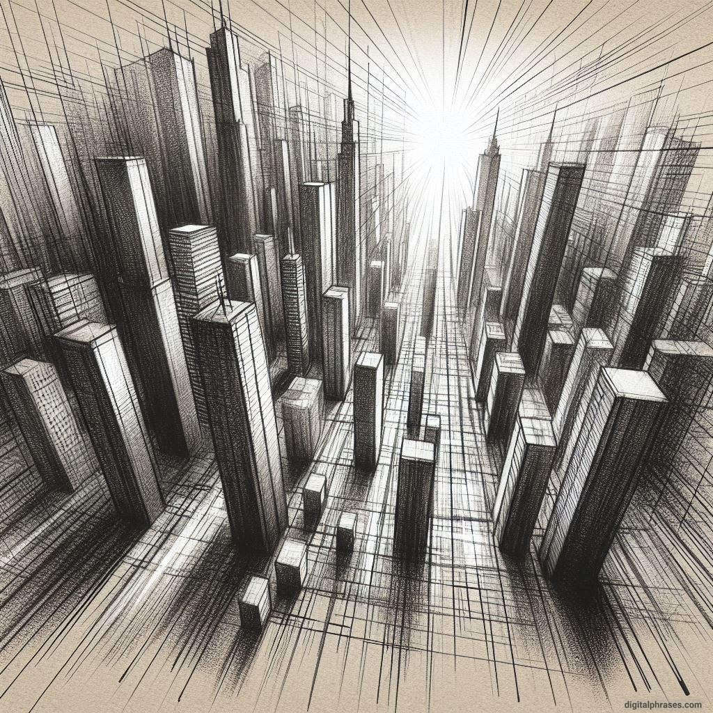80 One-Point Perspective Drawing Ideas of Cities 80 One-Point Perspective Drawing Ideas of Cities