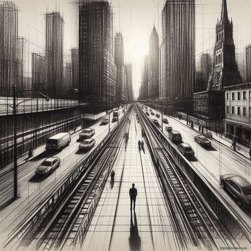 80 One-Point Perspective Drawing Ideas of Cities 80 One-Point Perspective Drawing Ideas of Cities