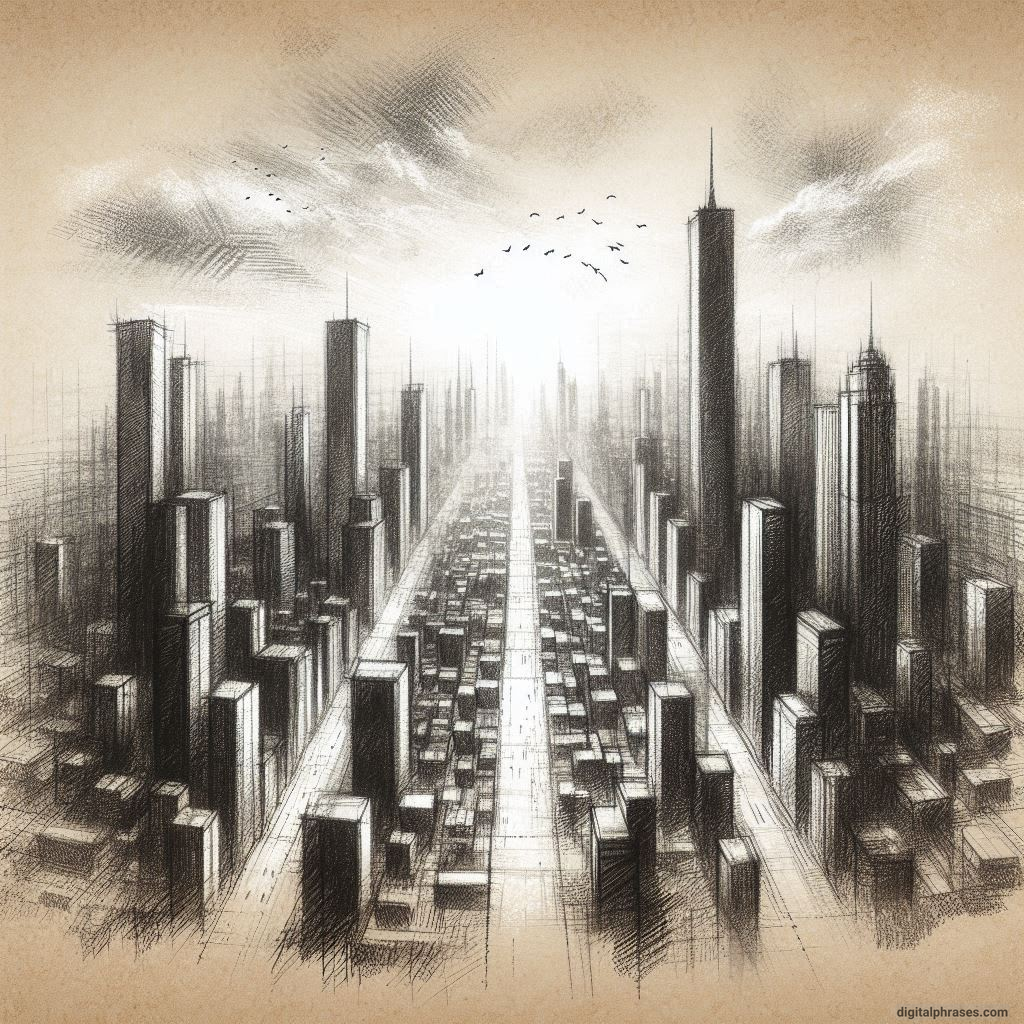 80 One-Point Perspective Drawing Ideas of Cities 80 One-Point Perspective Drawing Ideas of Cities