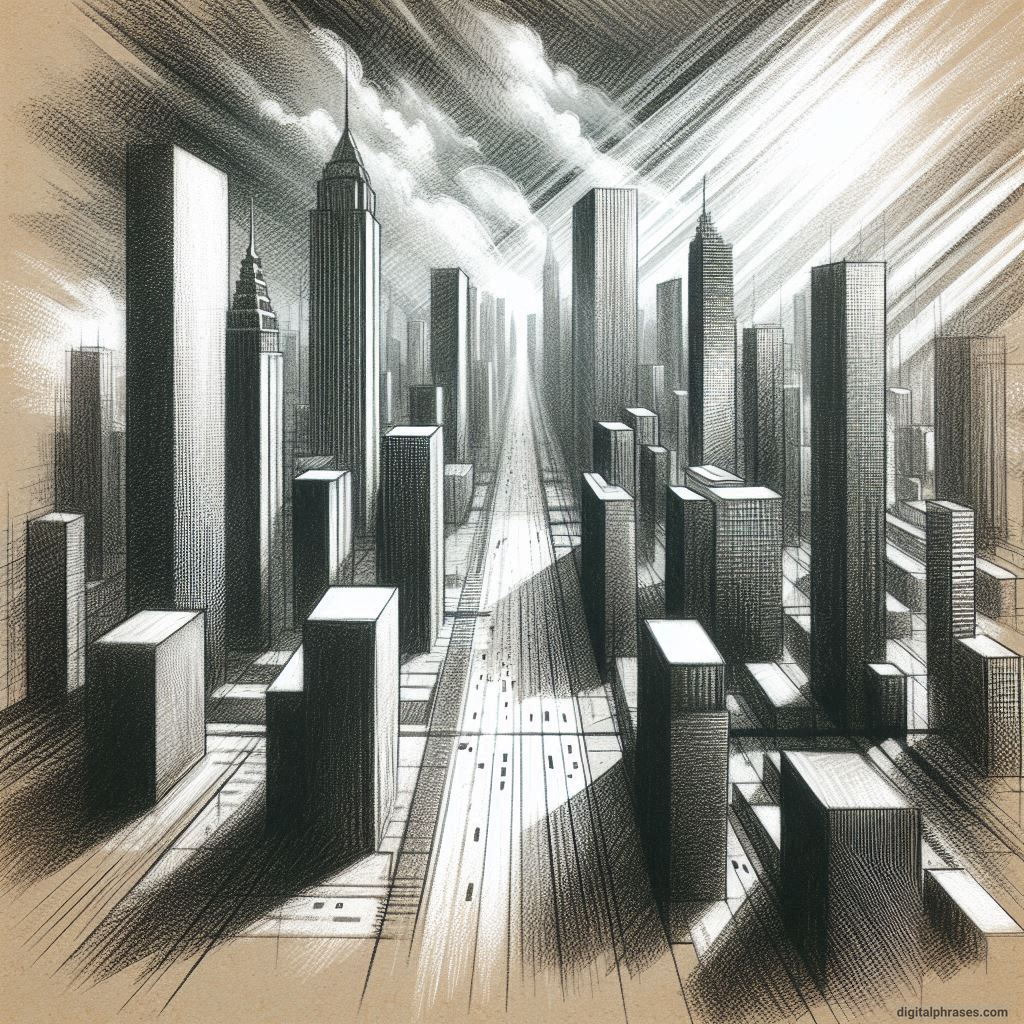 80 One-Point Perspective Drawing Ideas of Cities 80 One-Point Perspective Drawing Ideas of Cities