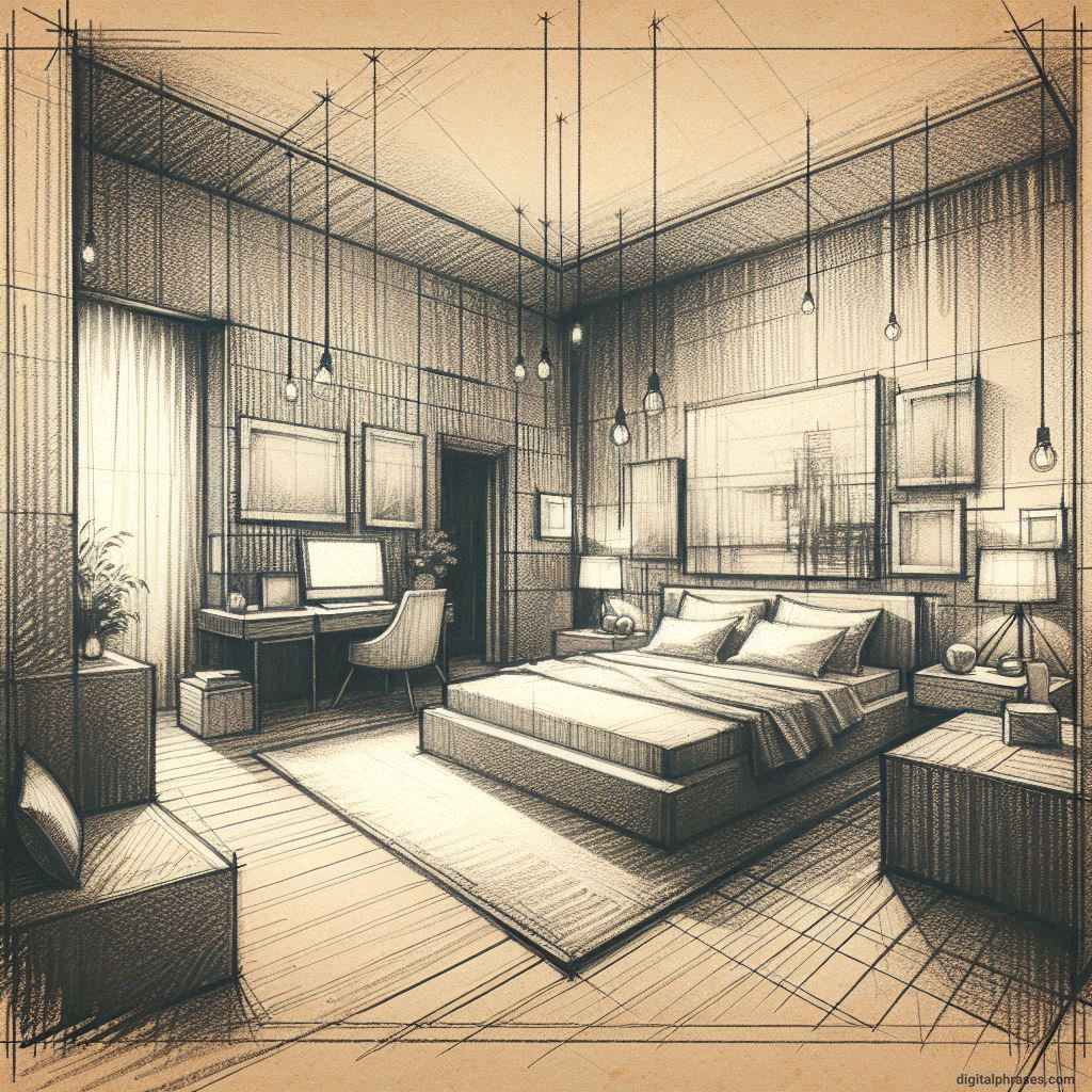 80 One Point Perspective Room/Bedroom Drawings 80 One Point Perspective Room/Bedroom Drawings