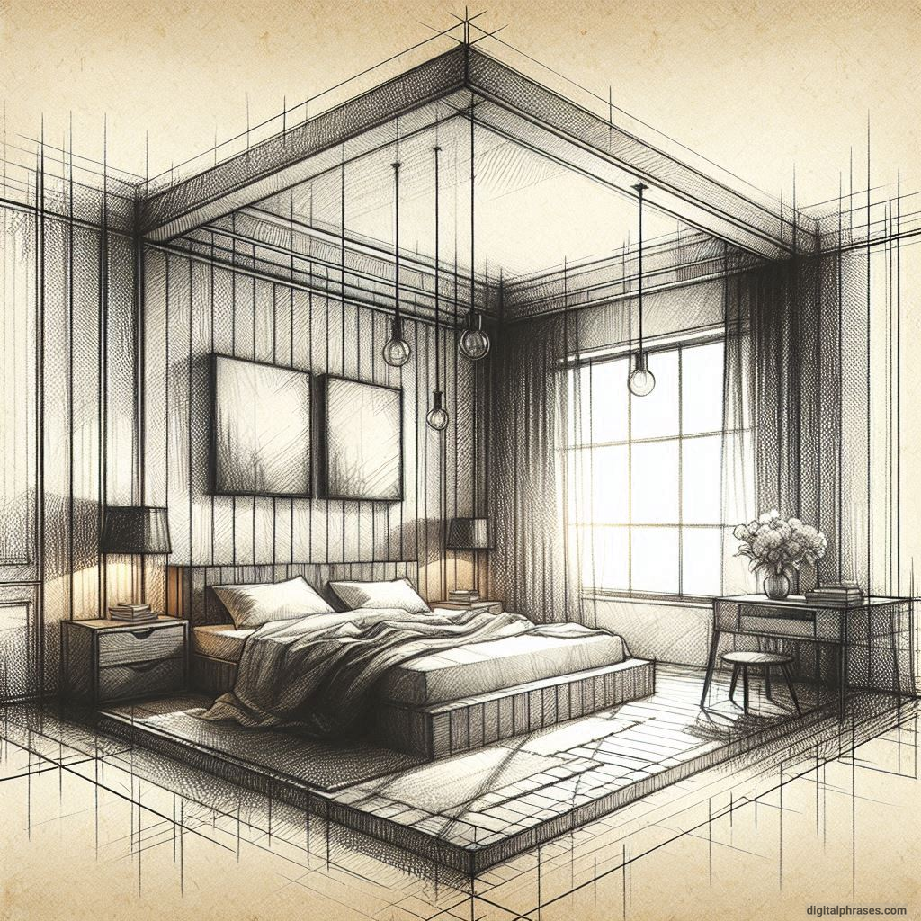 80 One Point Perspective Room/Bedroom Drawings 80 One Point Perspective Room/Bedroom Drawings