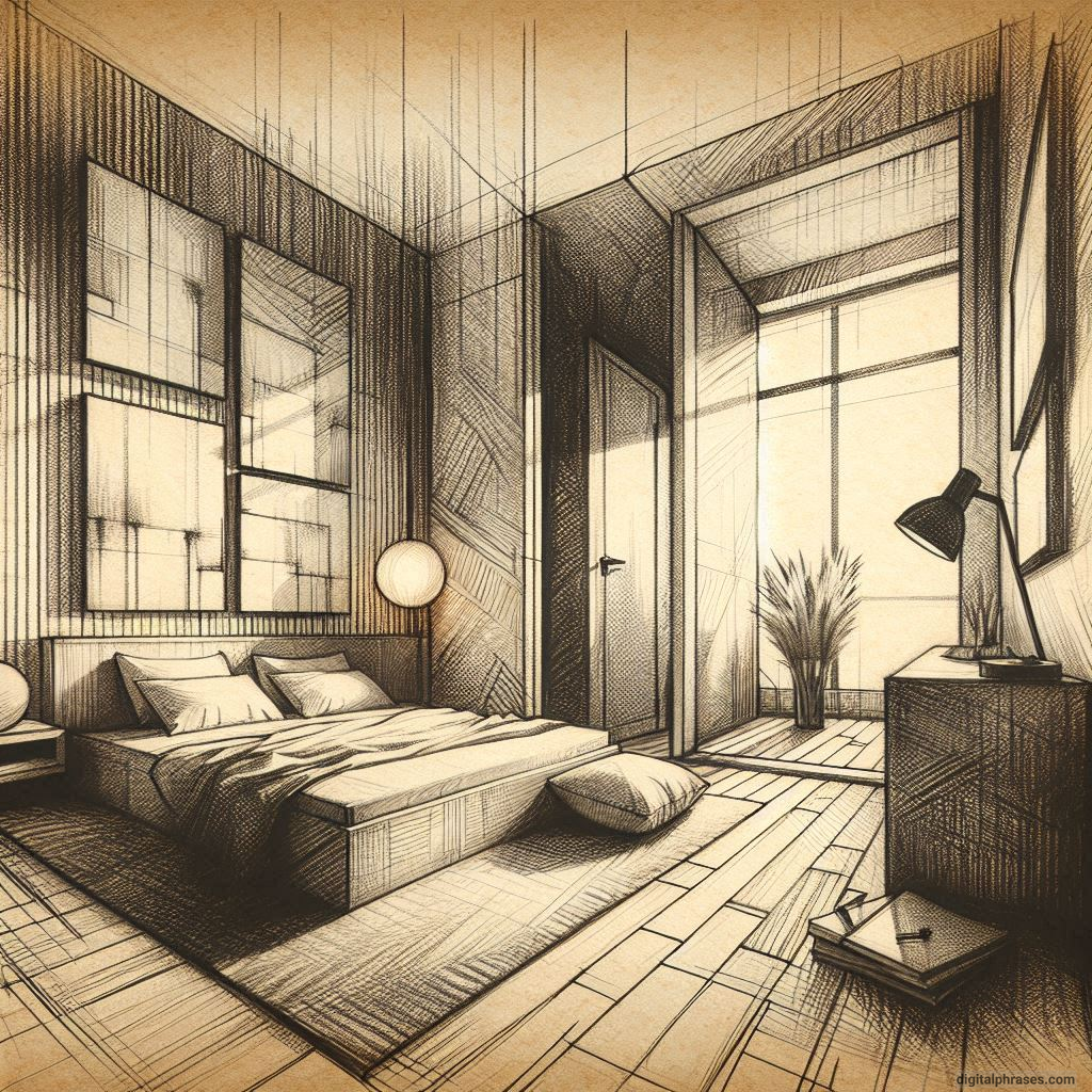 80 One Point Perspective Room/Bedroom Drawings 80 One Point Perspective Room/Bedroom Drawings