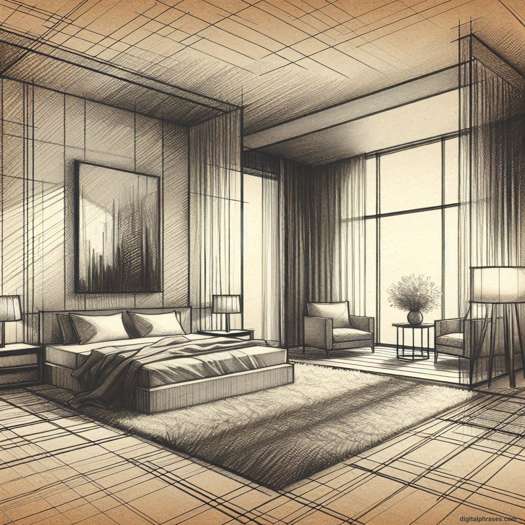 80 One Point Perspective Room/Bedroom Drawings 80 One Point Perspective Room/Bedroom Drawings