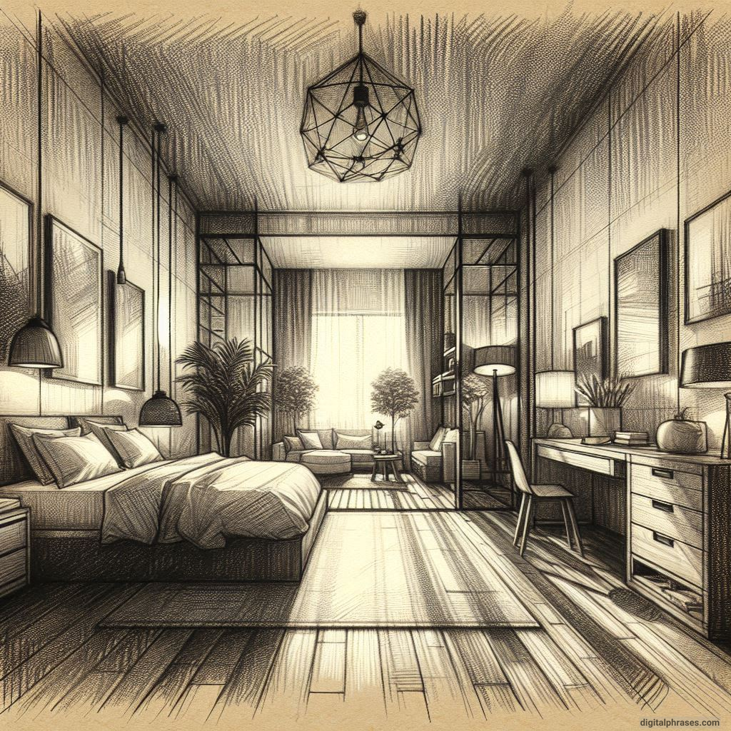 80 One Point Perspective Room/Bedroom Drawings 80 One Point Perspective Room/Bedroom Drawings
