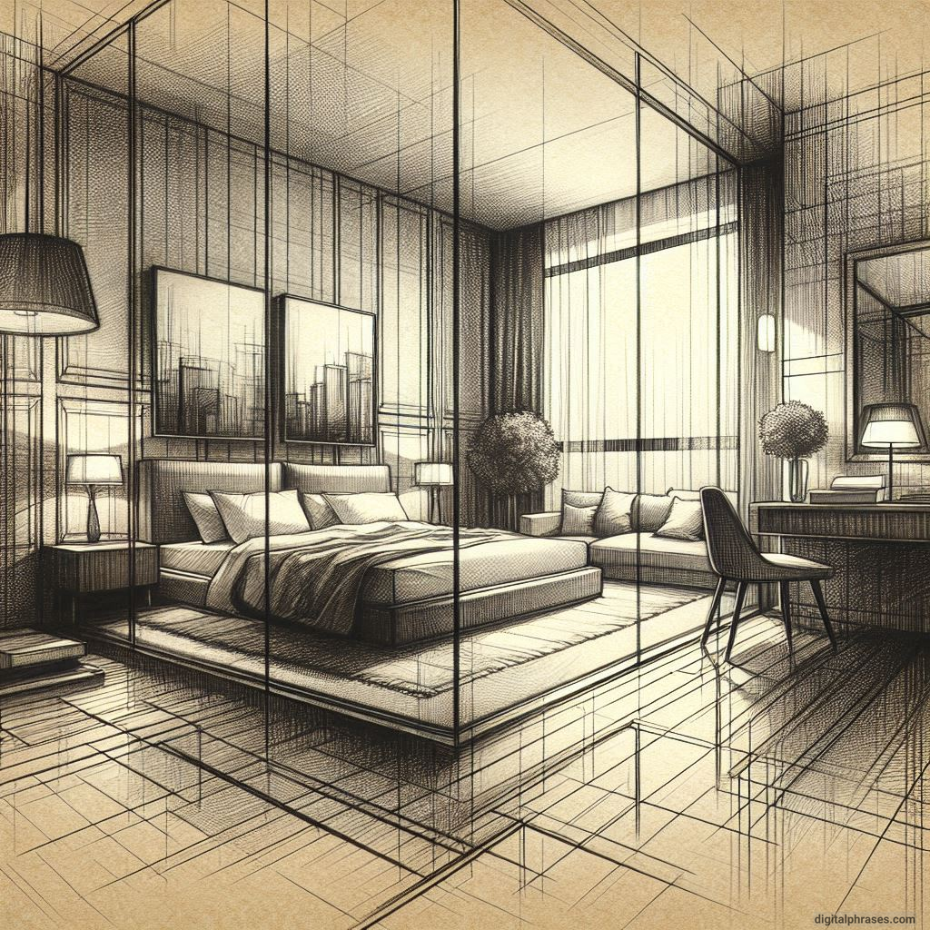 80 One Point Perspective Room/Bedroom Drawings 80 One Point Perspective Room/Bedroom Drawings