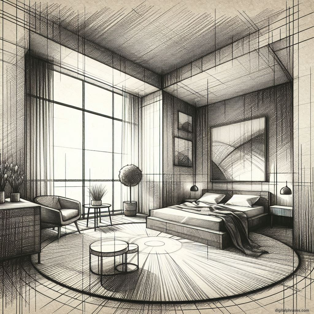 80 One Point Perspective Room/Bedroom Drawings 80 One Point Perspective Room/Bedroom Drawings