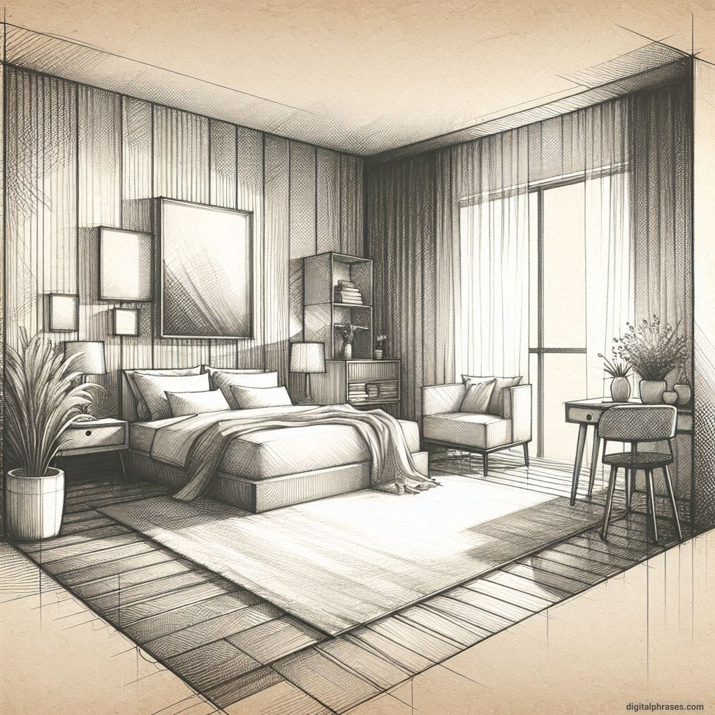80 One Point Perspective Room/Bedroom Drawings 80 One Point Perspective Room/Bedroom Drawings