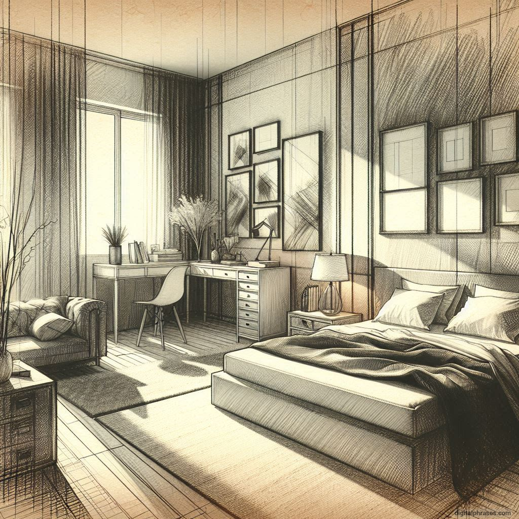 80 One Point Perspective Room/Bedroom Drawings 80 One Point Perspective Room/Bedroom Drawings