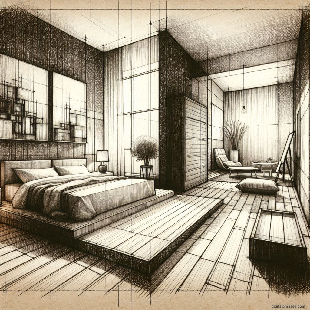 80 One Point Perspective Room/Bedroom Drawings 80 One Point Perspective Room/Bedroom Drawings