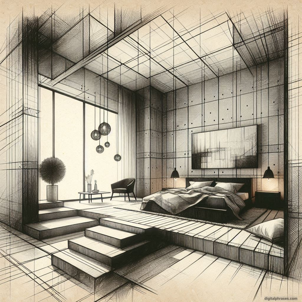 80 One Point Perspective Room/Bedroom Drawings 80 One Point Perspective Room/Bedroom Drawings