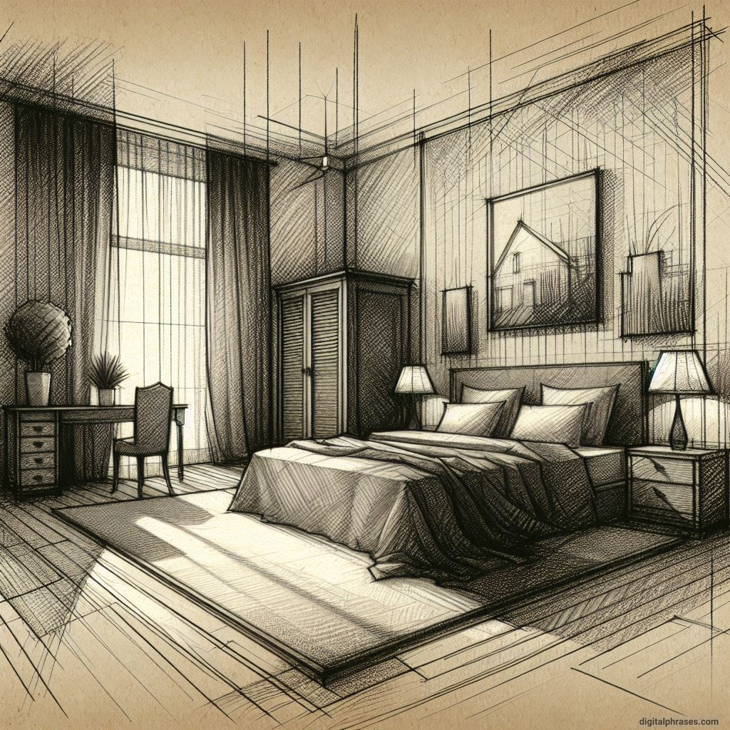 80 One Point Perspective Room/Bedroom Drawings 80 One Point Perspective Room/Bedroom Drawings