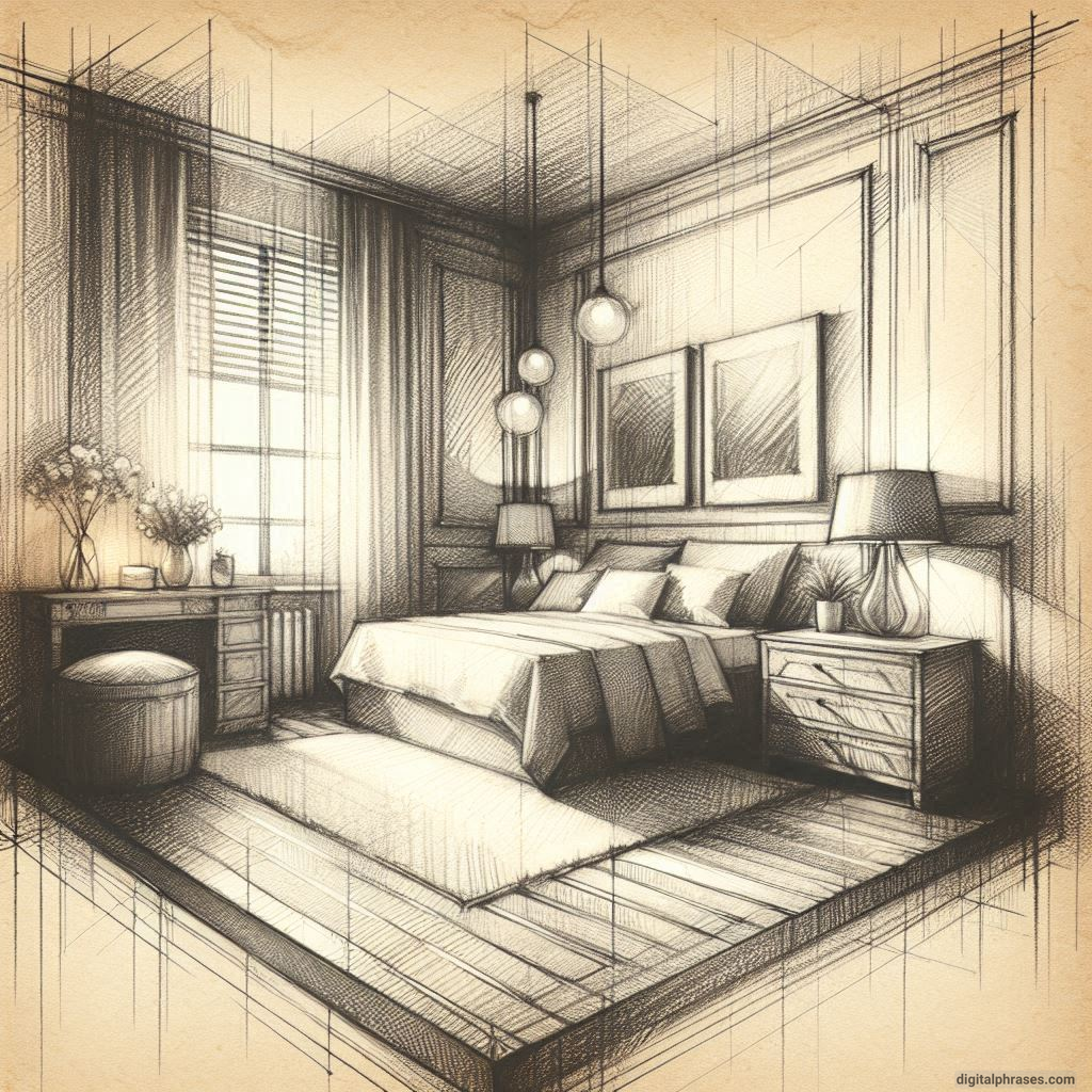 80 One Point Perspective Room/Bedroom Drawings 80 One Point Perspective Room/Bedroom Drawings