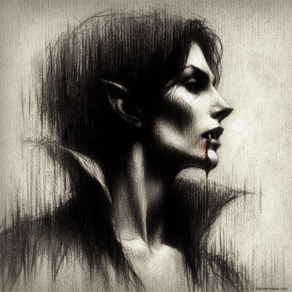 65 Female Vampire Drawing Ideas