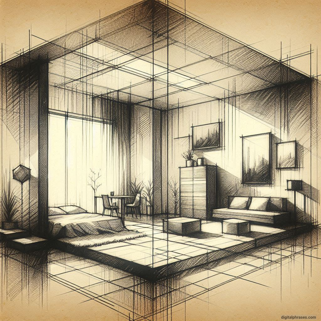 80 One Point Perspective Room/Bedroom Drawings 80 One Point Perspective Room/Bedroom Drawings