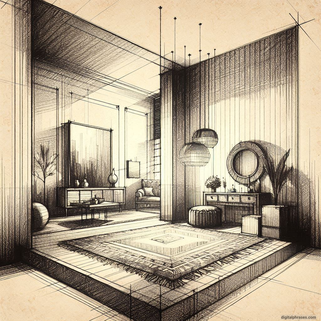 80 One Point Perspective Room/Bedroom Drawings 80 One Point Perspective Room/Bedroom Drawings