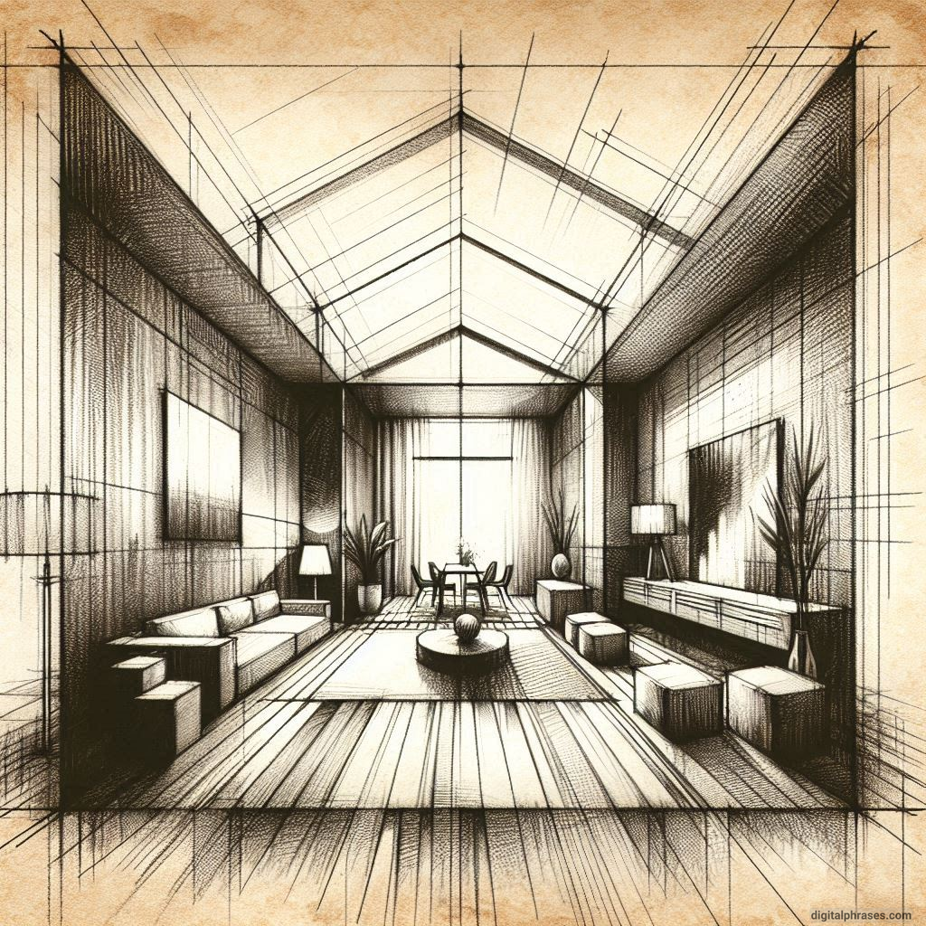 80 One Point Perspective Room/Bedroom Drawings 80 One Point Perspective Room/Bedroom Drawings