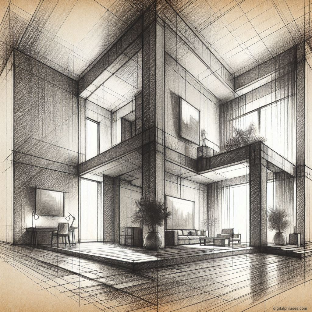 80 One Point Perspective Room/Bedroom Drawings 80 One Point Perspective Room/Bedroom Drawings