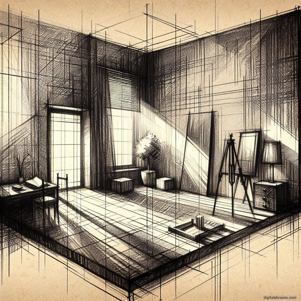 80 One Point Perspective Room/Bedroom Drawings 80 One Point Perspective Room/Bedroom Drawings