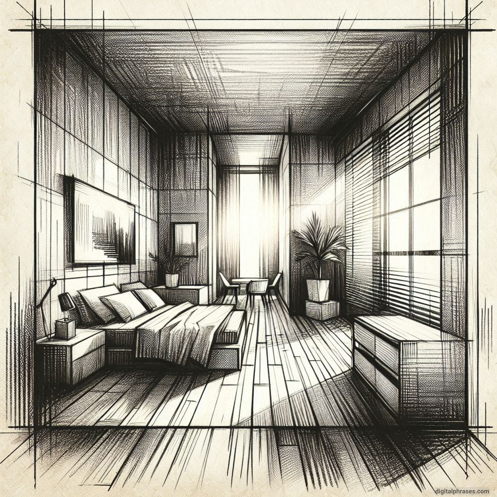 80 One Point Perspective Room/Bedroom Drawings 80 One Point Perspective Room/Bedroom Drawings