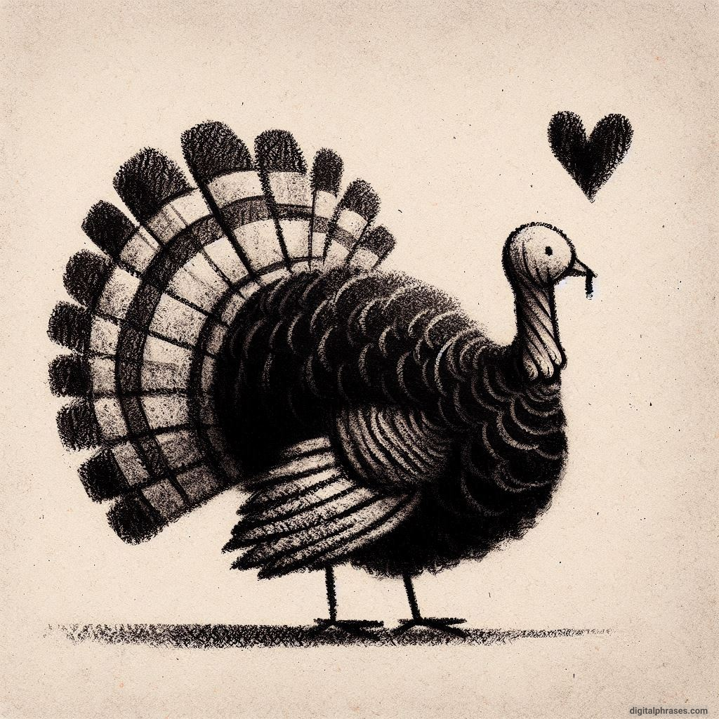 100 Turkey Drawing Ideas (Easy, Difficult, Cute, Funny and Cartoonish)