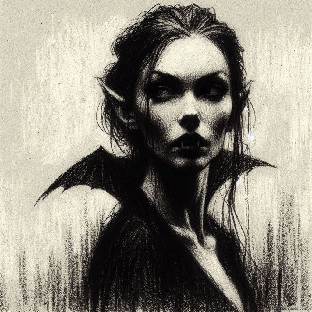 65 Female Vampire Drawing Ideas