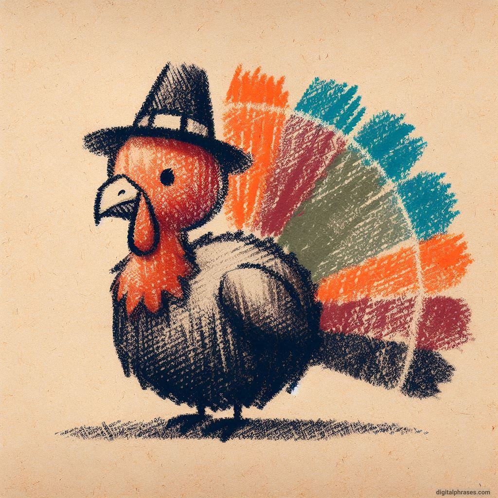 100 Turkey Drawing Ideas (Easy, Difficult, Cute, Funny and Cartoonish)