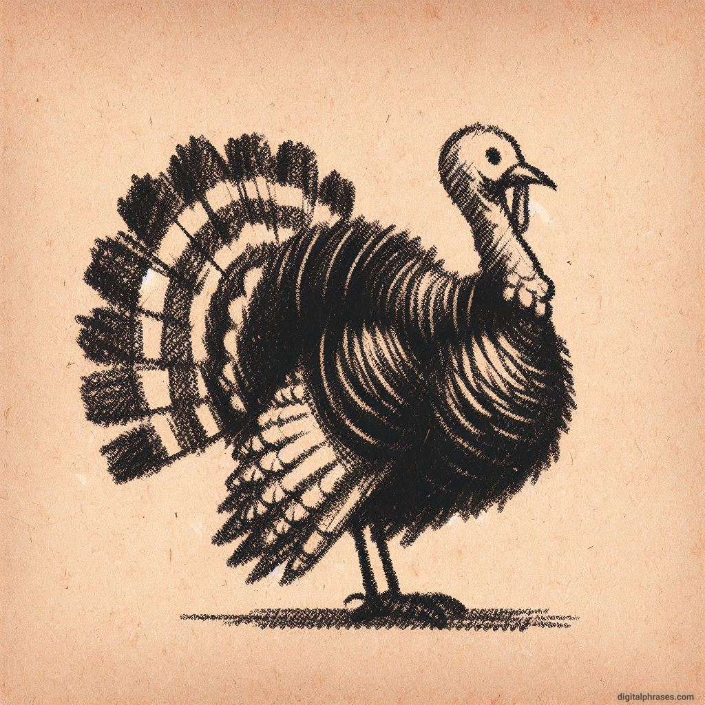 100 Turkey Drawing Ideas (Easy, Difficult, Cute, Funny and Cartoonish)