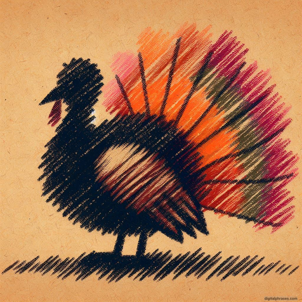 100 Turkey Drawing Ideas (Easy, Difficult, Cute, Funny and Cartoonish)