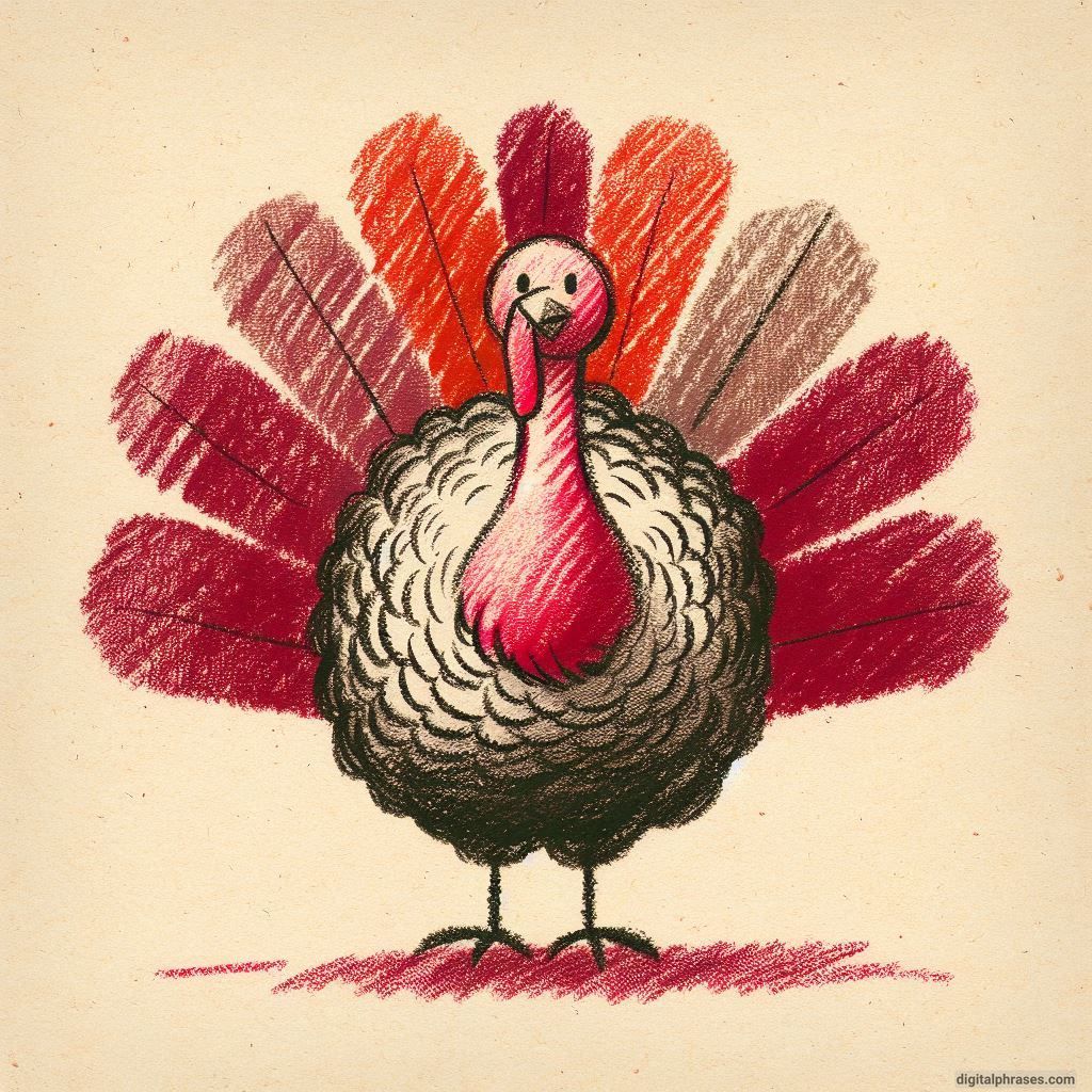 100 Turkey Drawing Ideas (Easy, Difficult, Cute, Funny and Cartoonish)