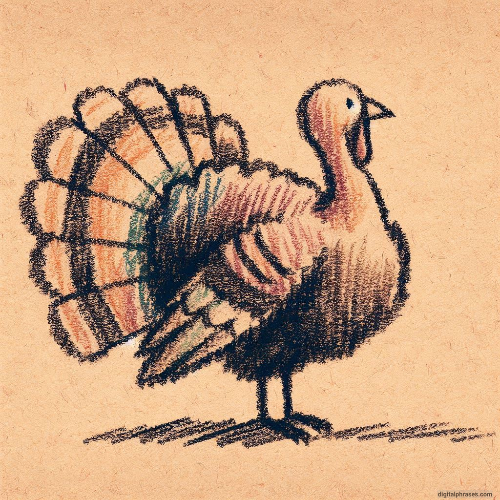 100 Turkey Drawing Ideas (Easy, Difficult, Cute, Funny and Cartoonish)