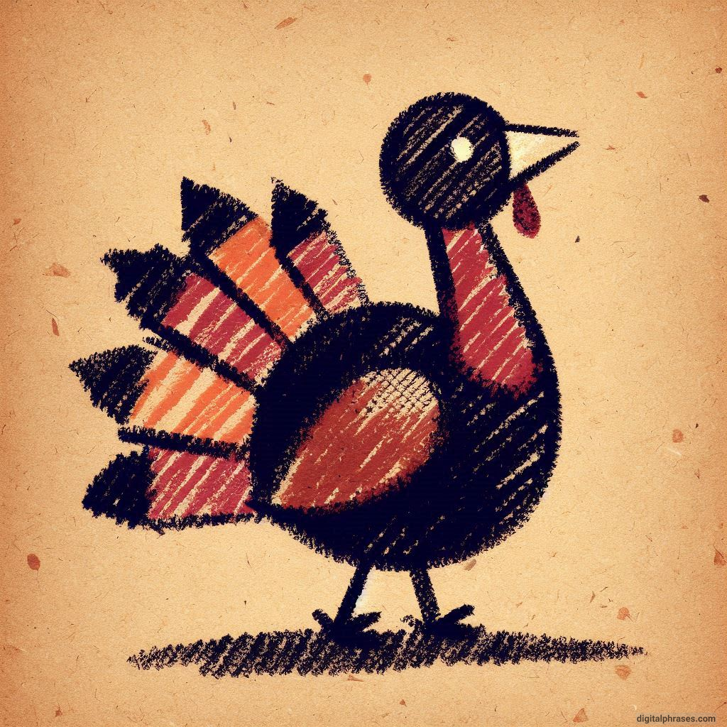 100 Turkey Drawing Ideas (Easy, Difficult, Cute, Funny and Cartoonish)