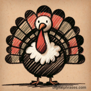 100 Turkey Drawing Ideas (Easy, Difficult, Cute, Funny and Cartoonish)