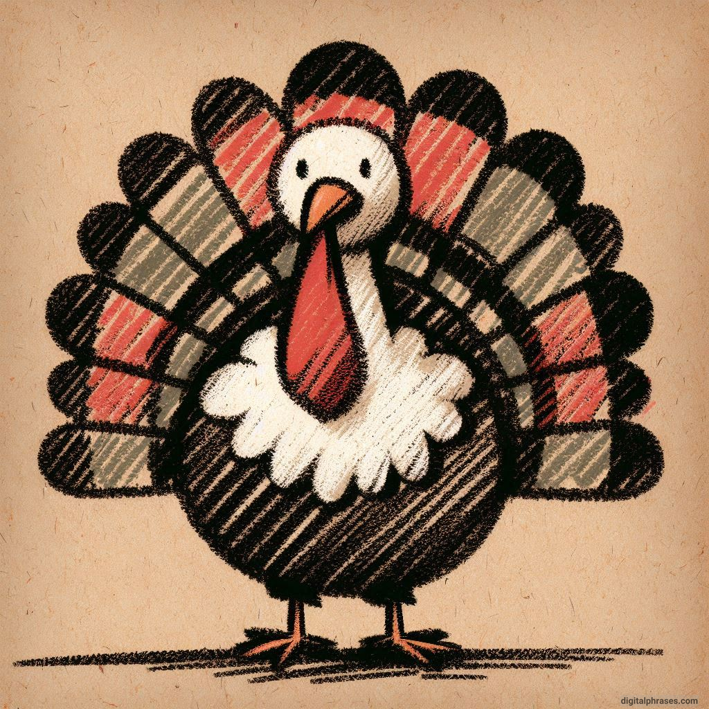 100 Turkey Drawing Ideas (Easy, Difficult, Cute, Funny and Cartoonish)