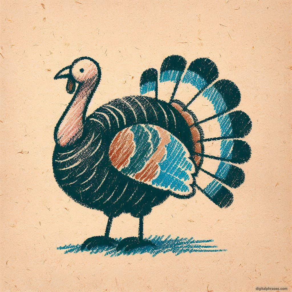 100 Turkey Drawing Ideas (Easy, Difficult, Cute, Funny and Cartoonish)