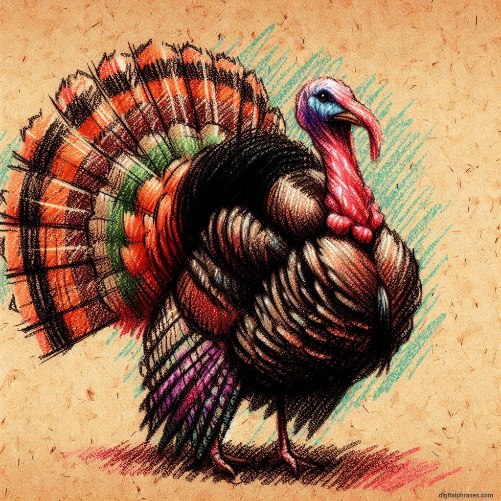 100 Turkey Drawing Ideas (Easy, Difficult, Cute, Funny and Cartoonish)