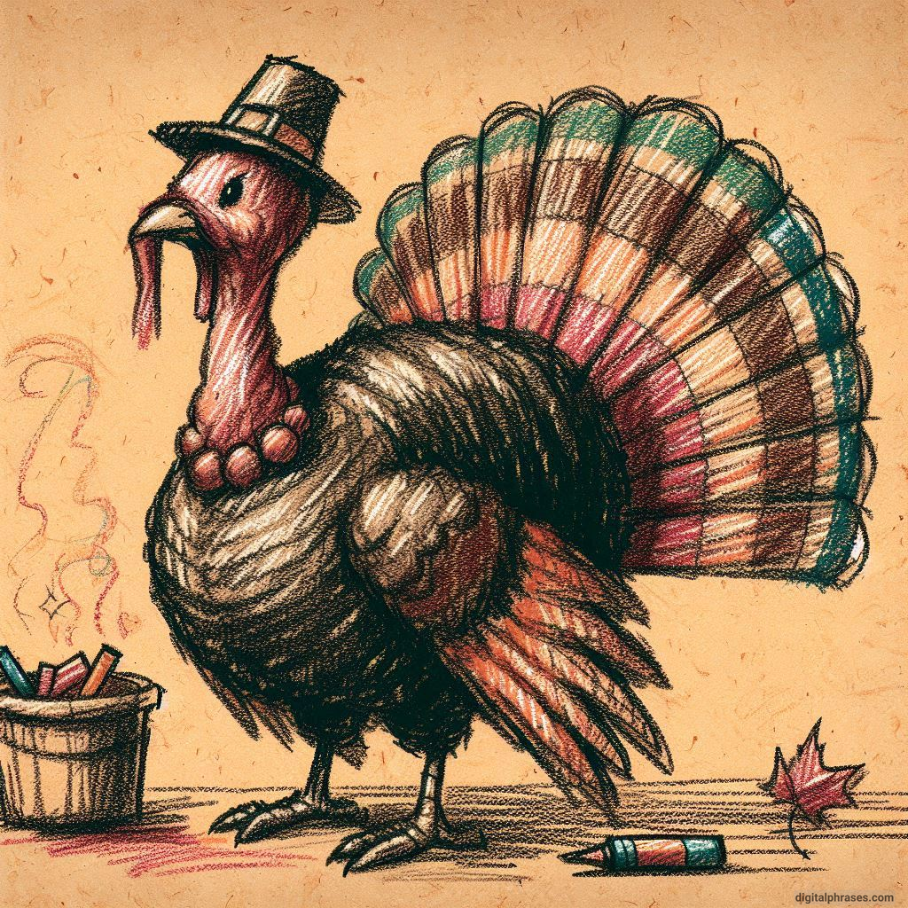 100 Turkey Drawing Ideas (Easy, Difficult, Cute, Funny and Cartoonish)